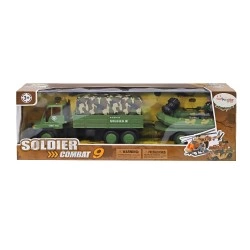 KIDER TOYS ΣΕΤ ΣΤΡΑΤΙΩΤΙΚΑ ΟΧΗΜΑΤΑ ΦΡΙΞΙΟΝ C113-60