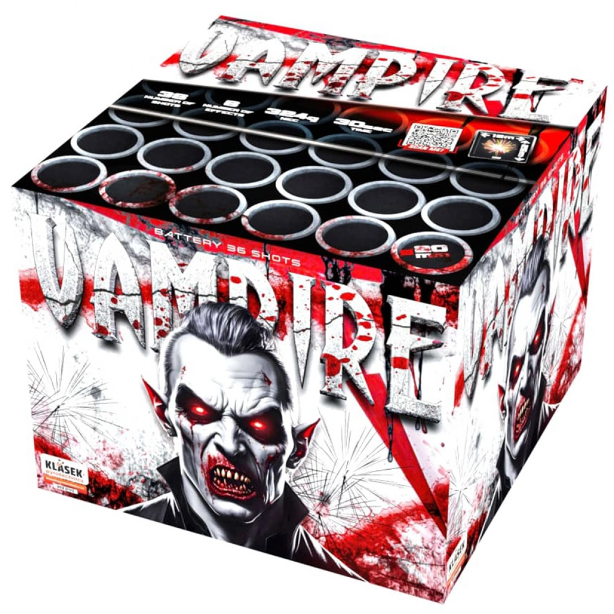 KLASEK PYROTECHNICS ΜΠΑΖΟ 36 ΒΟΛΩΝ VAMPIRE C3620V