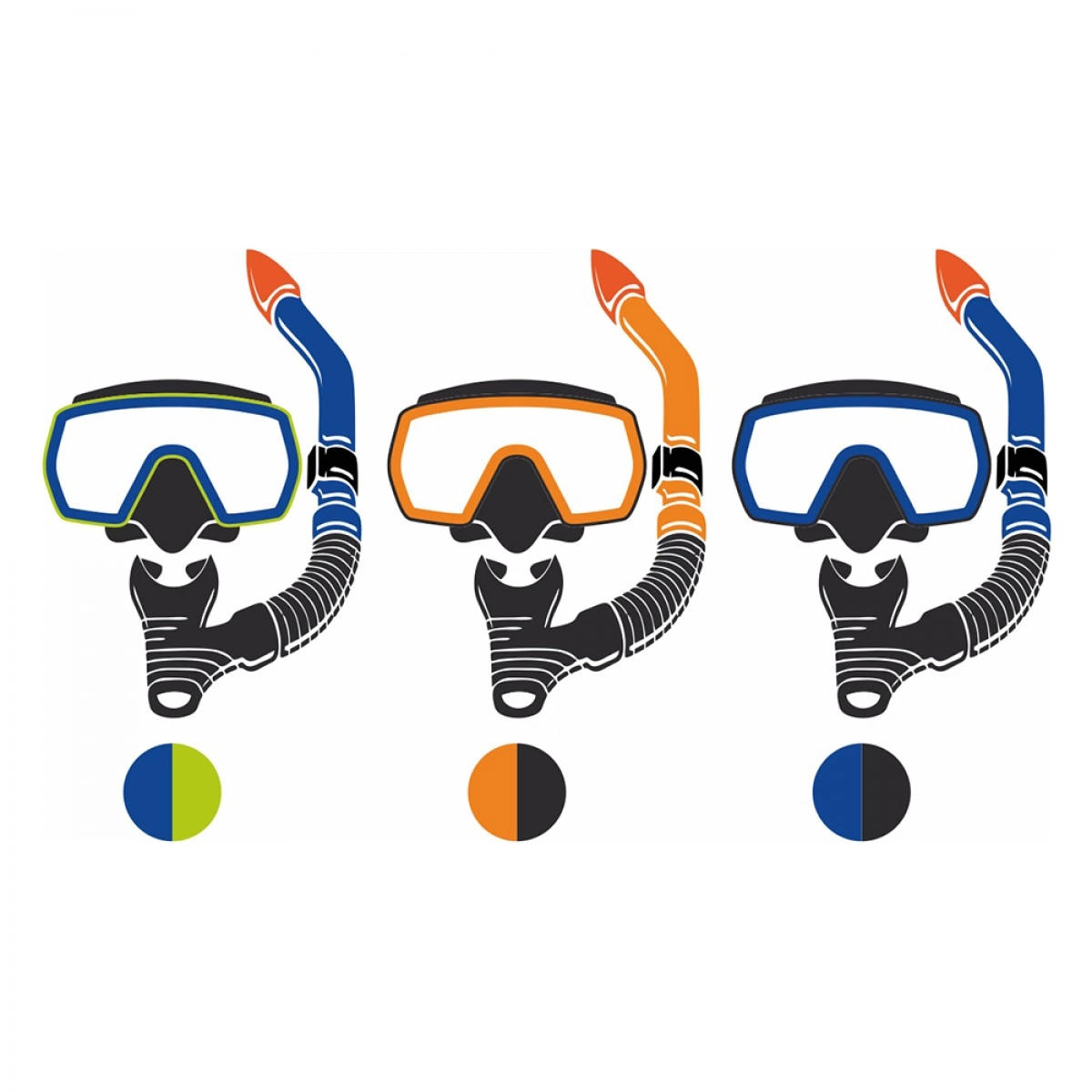 LA ΜΑΣΚΑ - ΑΝΑΠΝΕΥΣΤΗΡΑΣ ΣΕΤ 55062 (BLISTER)