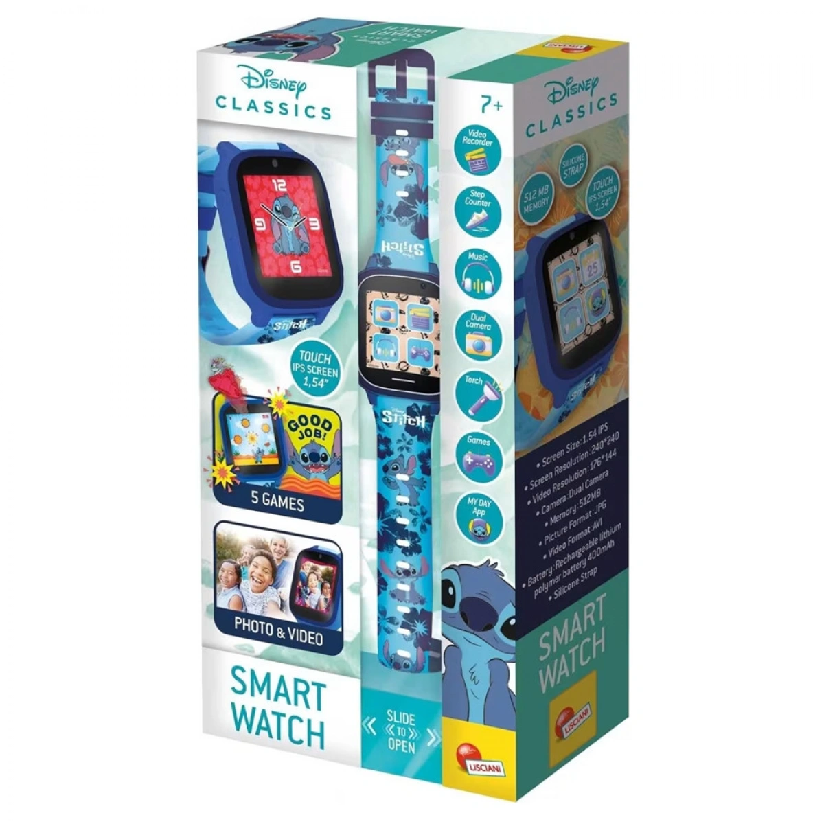 LISCIANI ΠΑΙΔΙΚΟ ΡΟΛΟΪ STITCH SMARTWATCH 107230