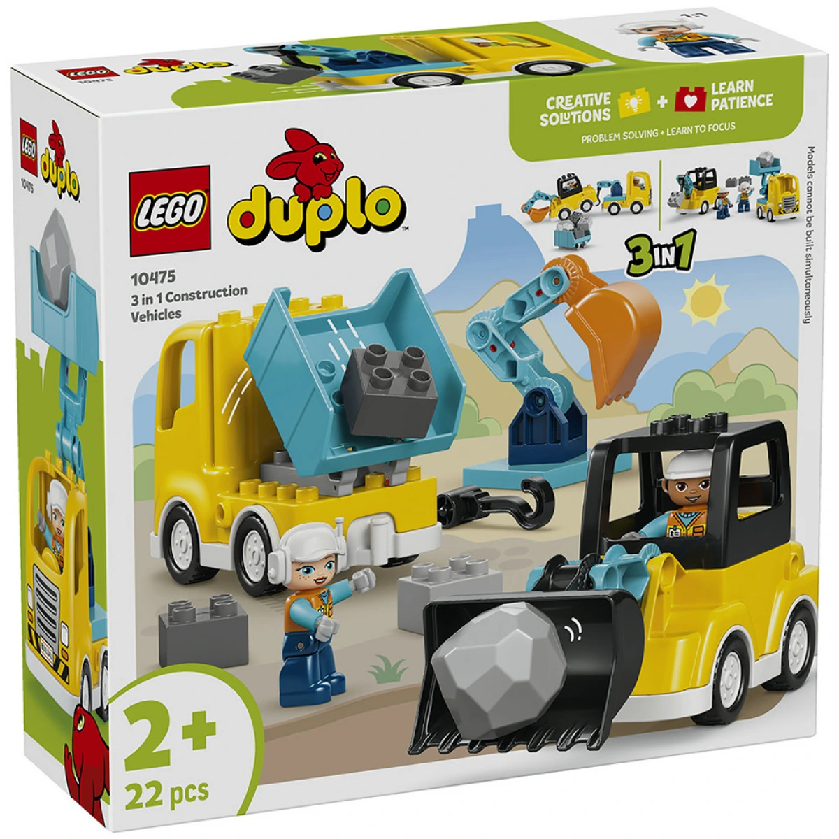 LEGO 3 IN 1 CONSTRUCTION VEHICLES 10475
