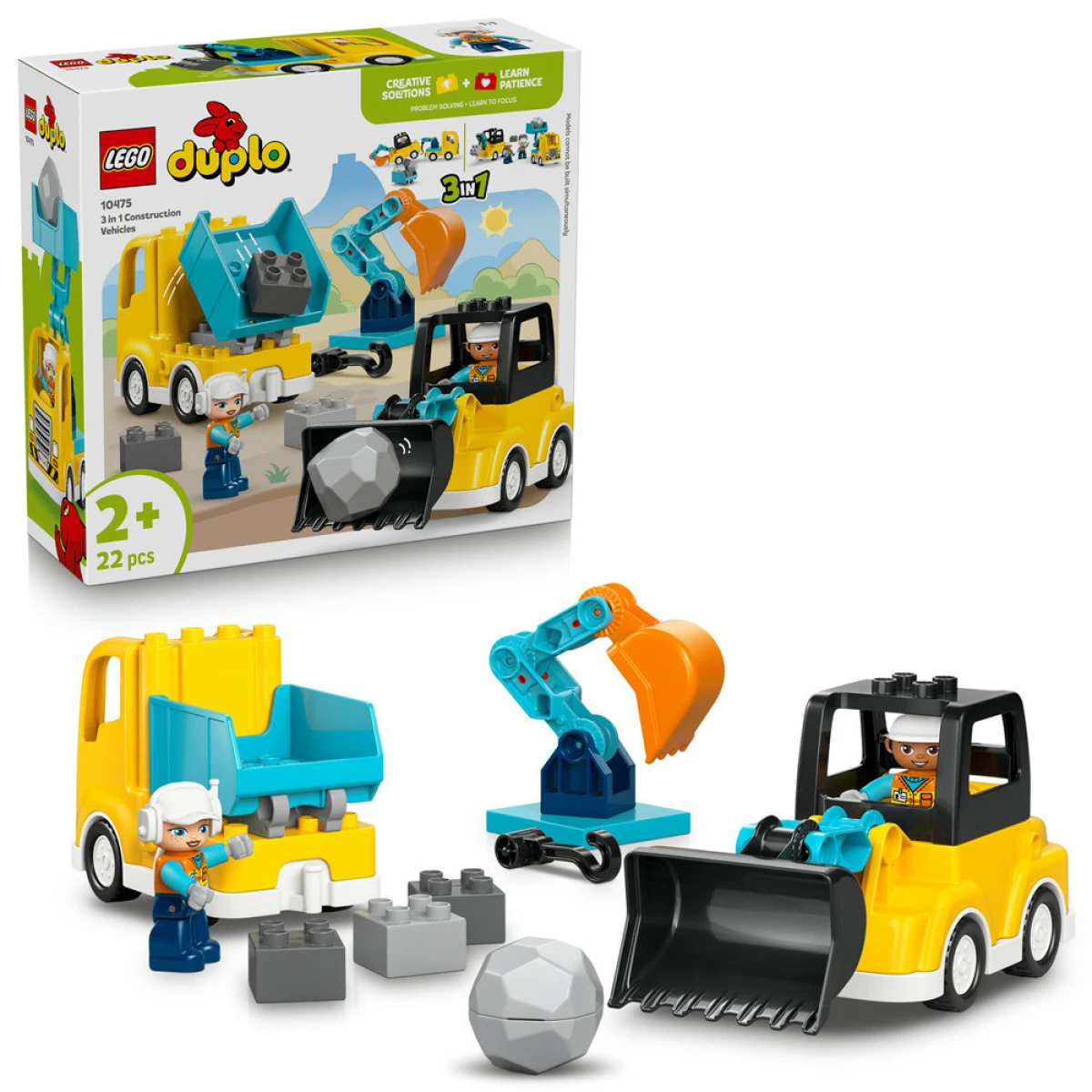LEGO 3 IN 1 CONSTRUCTION VEHICLES 10475