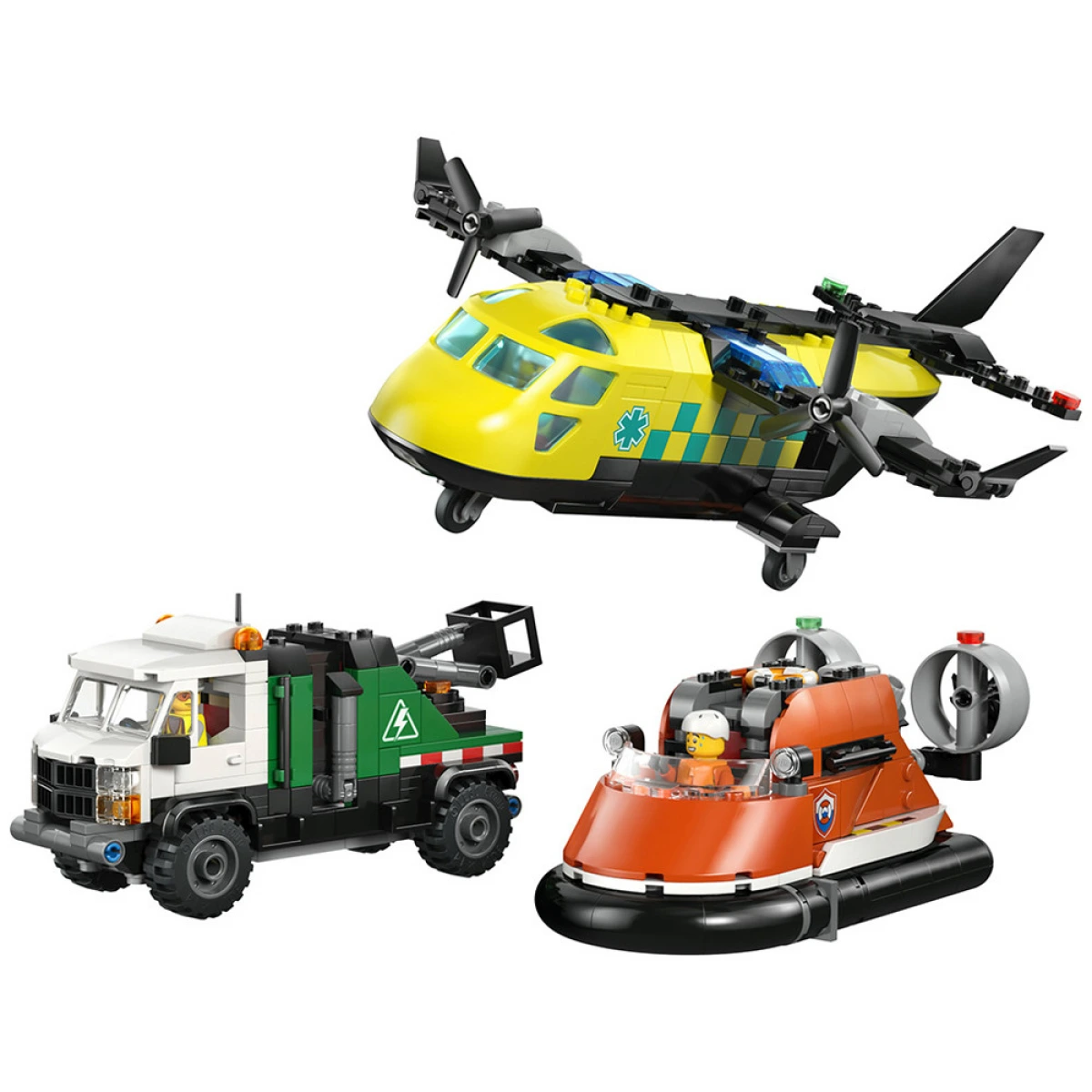 LEGO AIRPLANE SERVICE TRUCK & HOVERCRAFT 60505