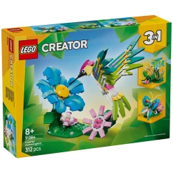 LEGO WILD ANIMALS:COLORFUL HUMMINBIRD 31384