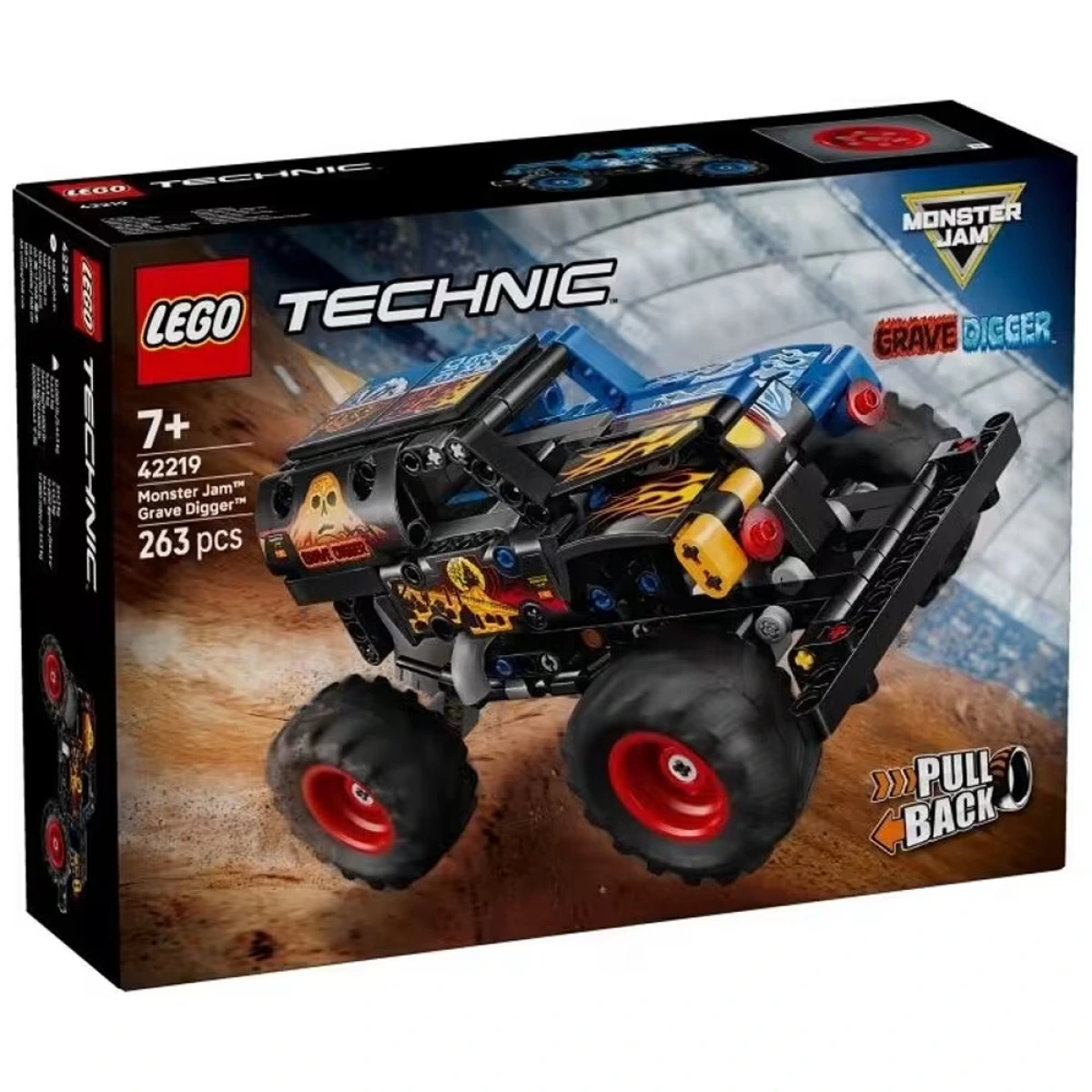 LEGO MONSTER JAM GRAVE DIGGER FIRE AND ICE 42219