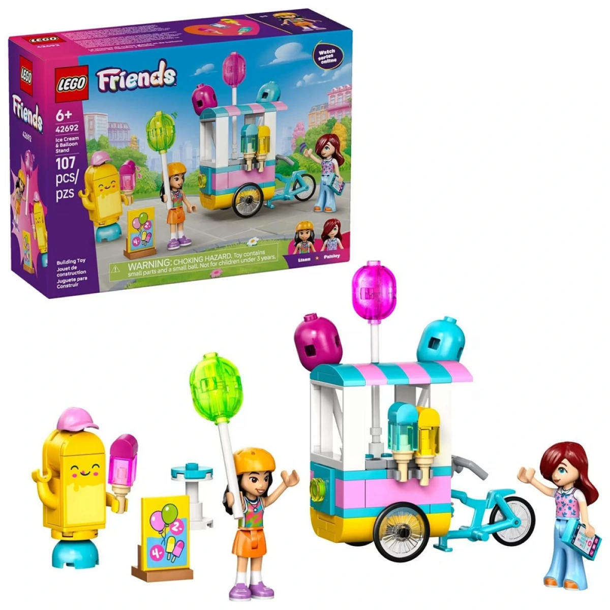 LEGO ICE CREAM AND BALLOON STAND 42692