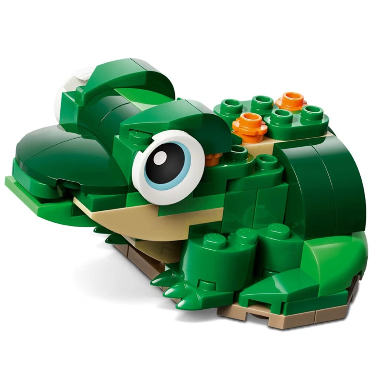 LEGO TURTLE WITH A WATER LILY FLOWER 31377