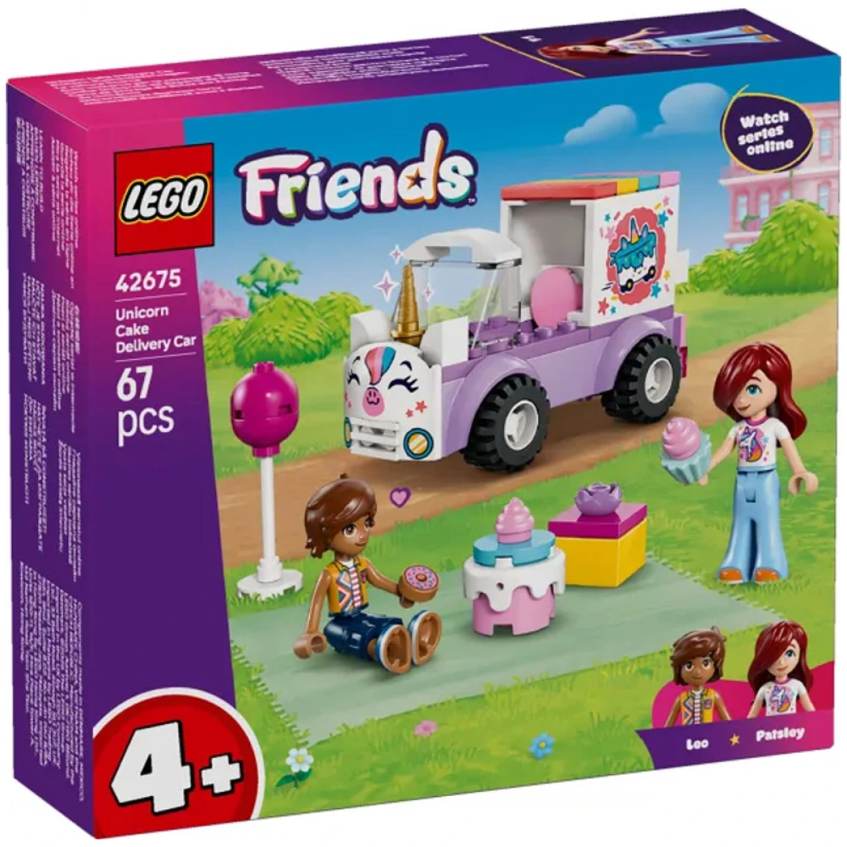 LEGO UNICORN CAKE DELIVERY CAR 42675