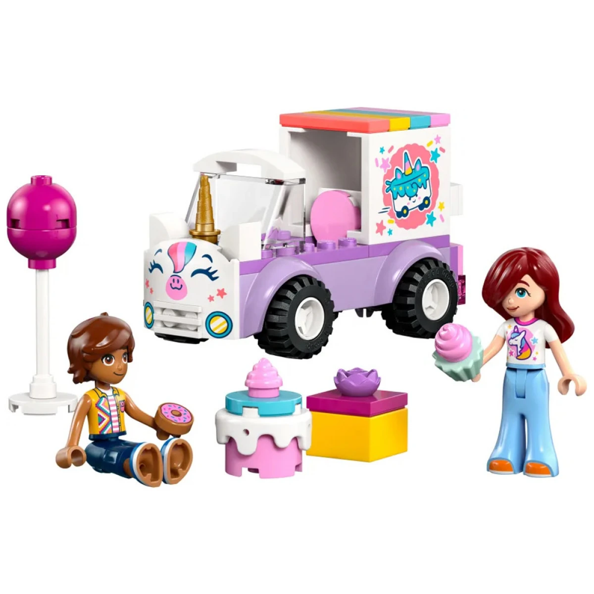 LEGO UNICORN CAKE DELIVERY CAR 42675