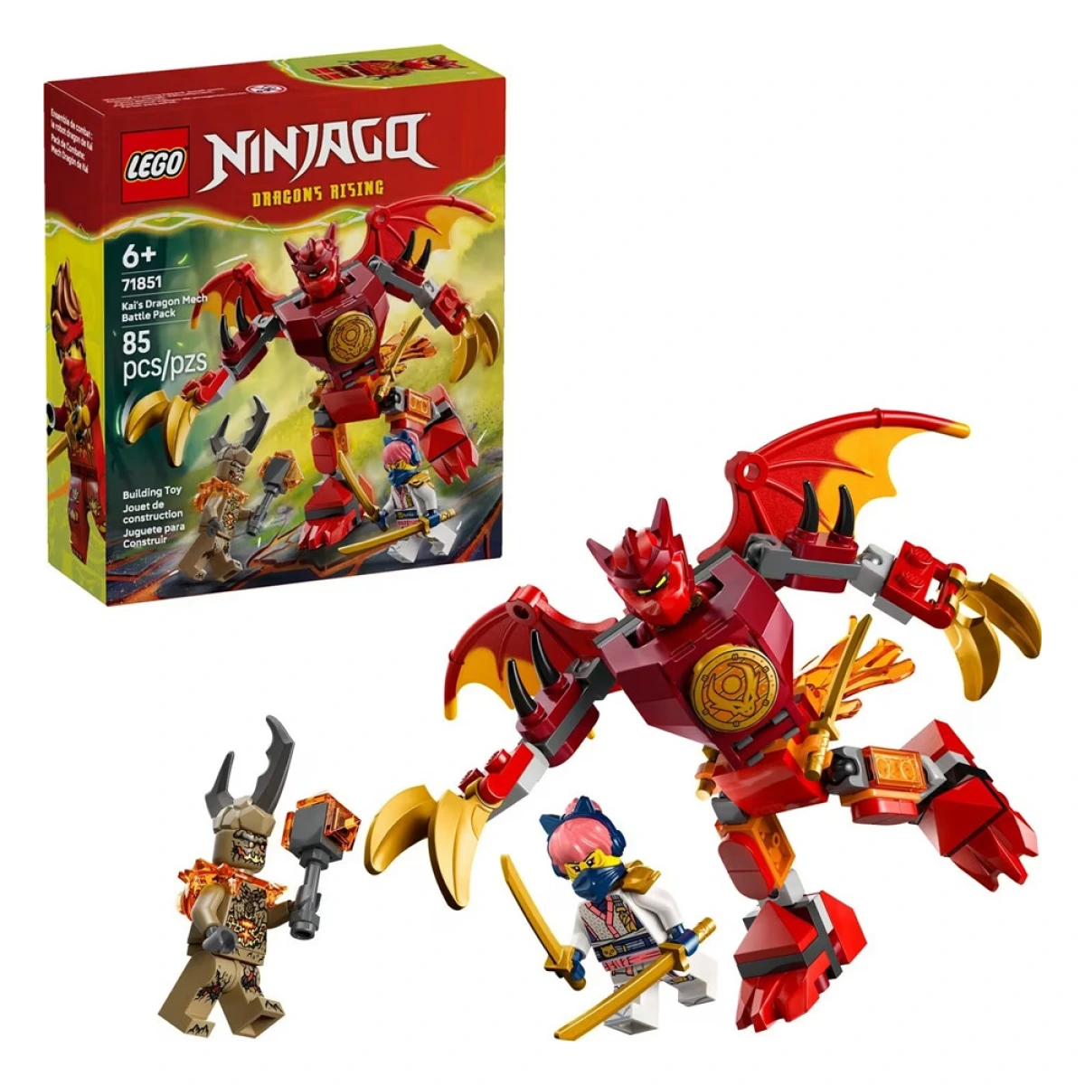 LEGO KAI`S DRAGON MECH BATTLE PACK 71851