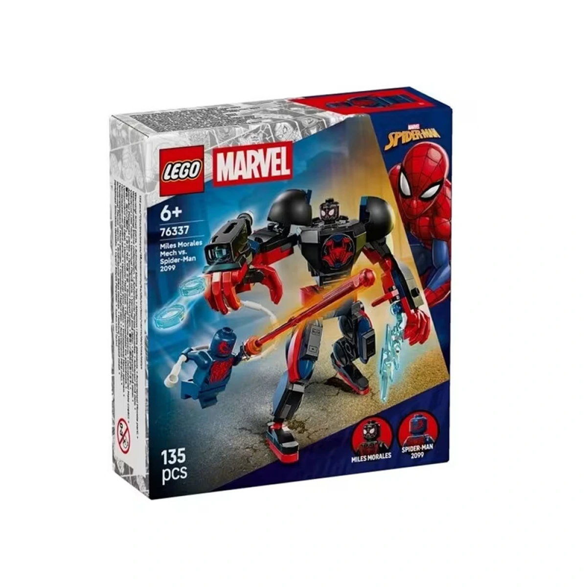 LEGO MILES MORALES MECH VS. SPIDER-MAN 2099 76337