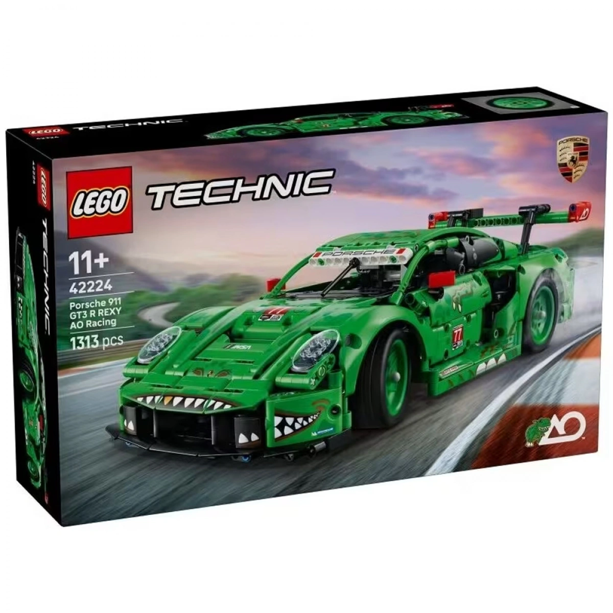 LEGO PORSCHE 911 GT3 R REXY AO RACING CAR 42224