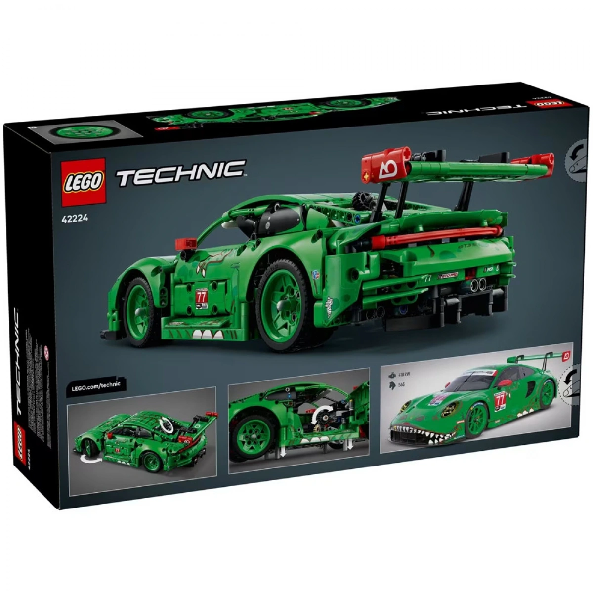 LEGO PORSCHE 911 GT3 R REXY AO RACING CAR 42224