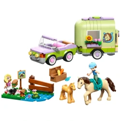LEGO HORSE & BABY FOAL TRAILER 42695