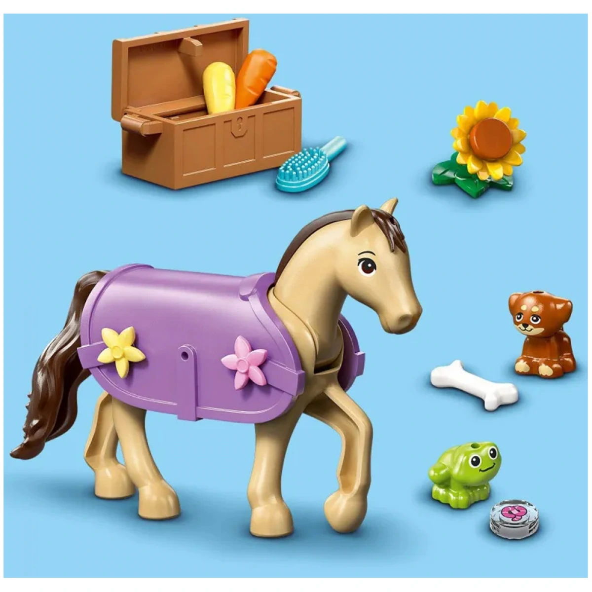 LEGO HORSE & BABY FOAL TRAILER 42695