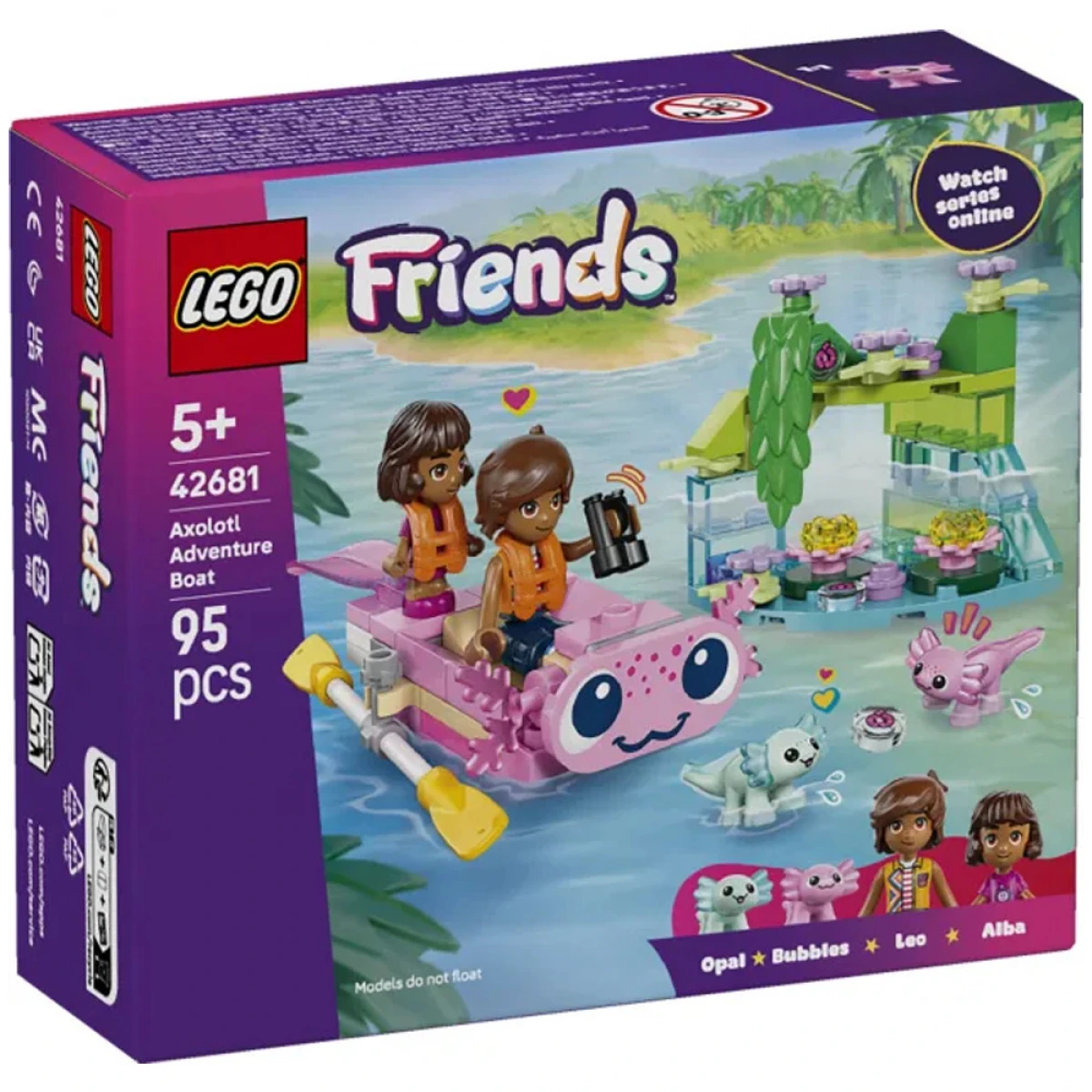 LEGO AXOLOTL ADVENTURE BOAT 42681
