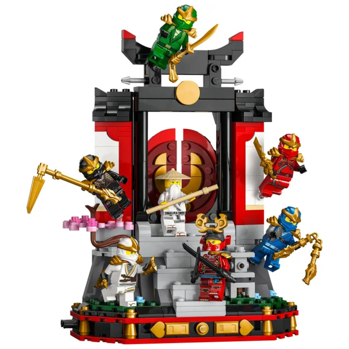 LEGO NINJA CHARACTER DISPLAY 15TH ANNIVERSARY 71866