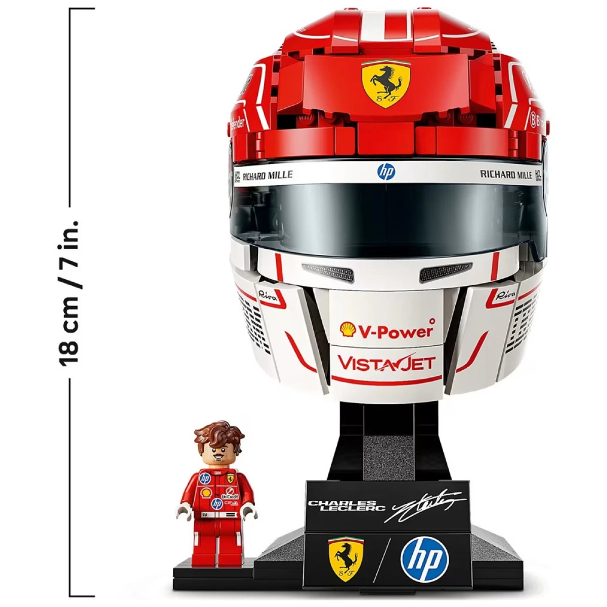 LEGO SCUDERIA FERRARI HP CHARLES LECLERC HELMET  43014