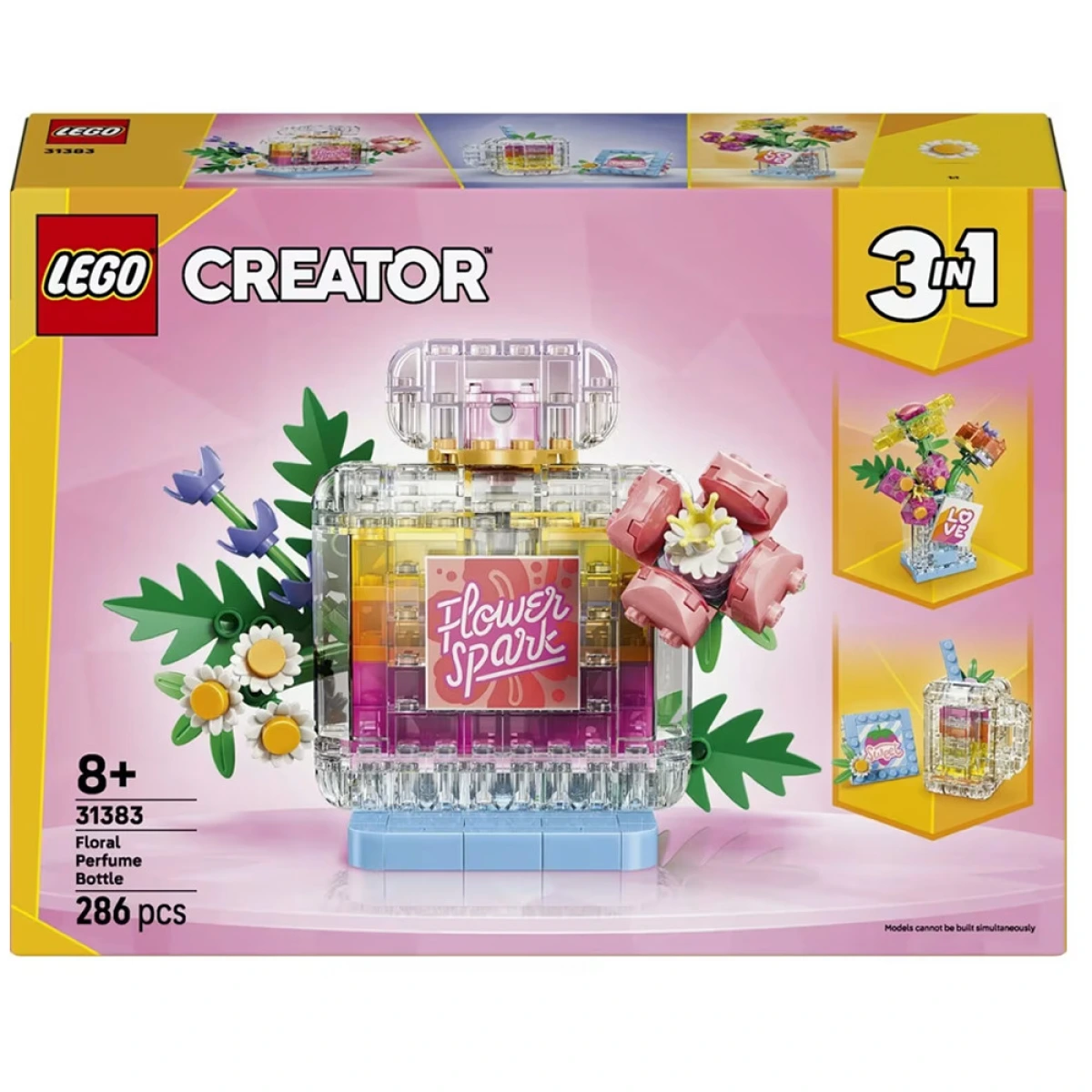 LEGO FLORAL DECOR PERFUME BOTTLE 31383
