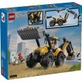 LEGO YELLOW BACKHOEL LOADER 60480
