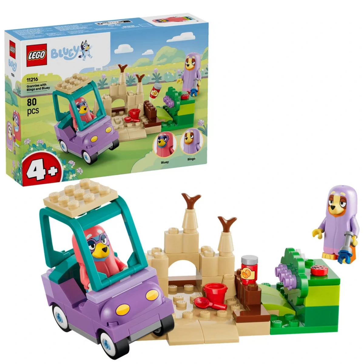 LEGO GRANNIES WITH BINGO AND BLUEY 11216