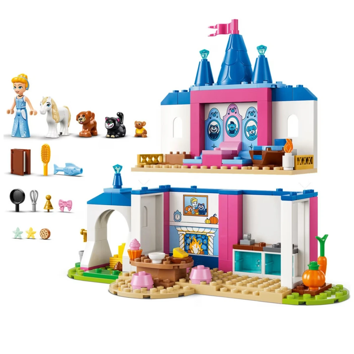LEGO CINDERELLA ANIMAL FRIENDS CASTLE 43283