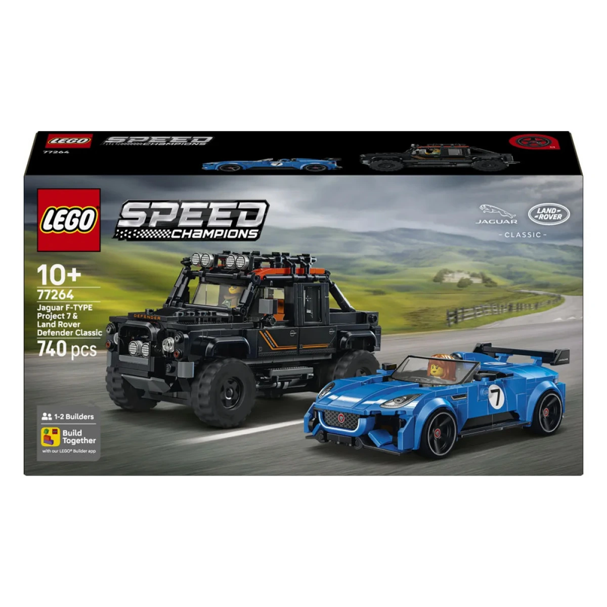 LEGO JAGUAR F-TYPE PROJECT 7 & LAND ROVER DEFENDER CLASSIC 77264