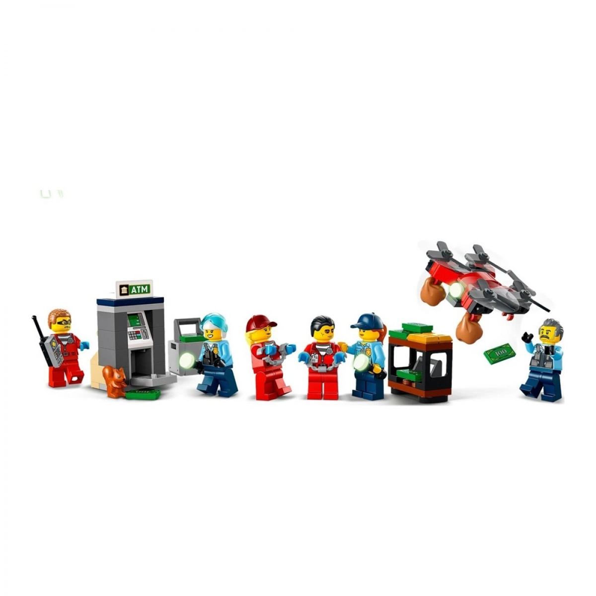 LEGO LEGO POLICE CHASE AT THE BANK 60317