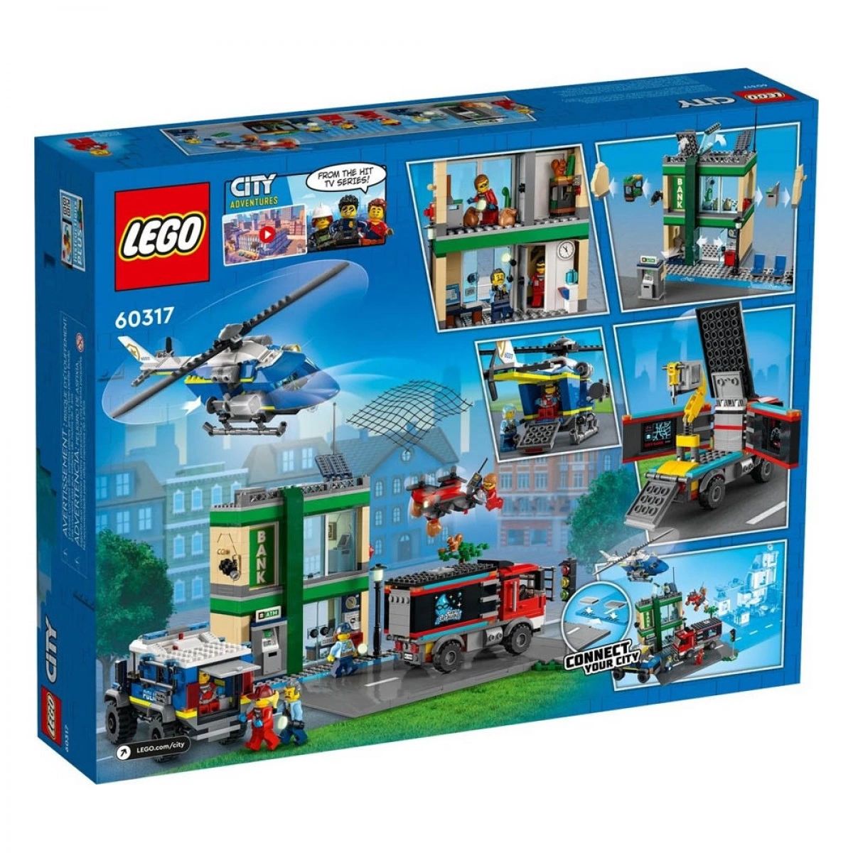LEGO LEGO POLICE CHASE AT THE BANK 60317