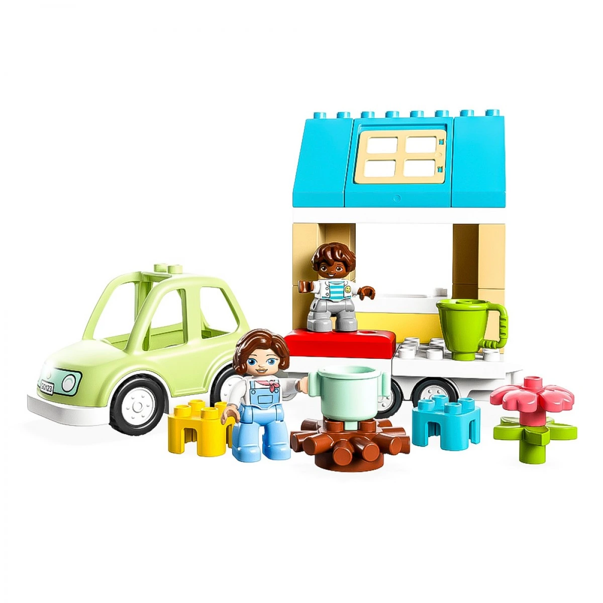 Lego-LEGO DUPLO FAMILY HOUSE ON WHEELS 10986(10986) | lampridis.gr