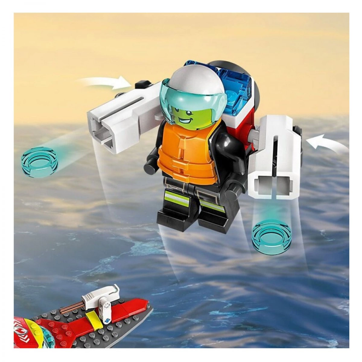 LEGO FIRE RESCUE BOAT 60373