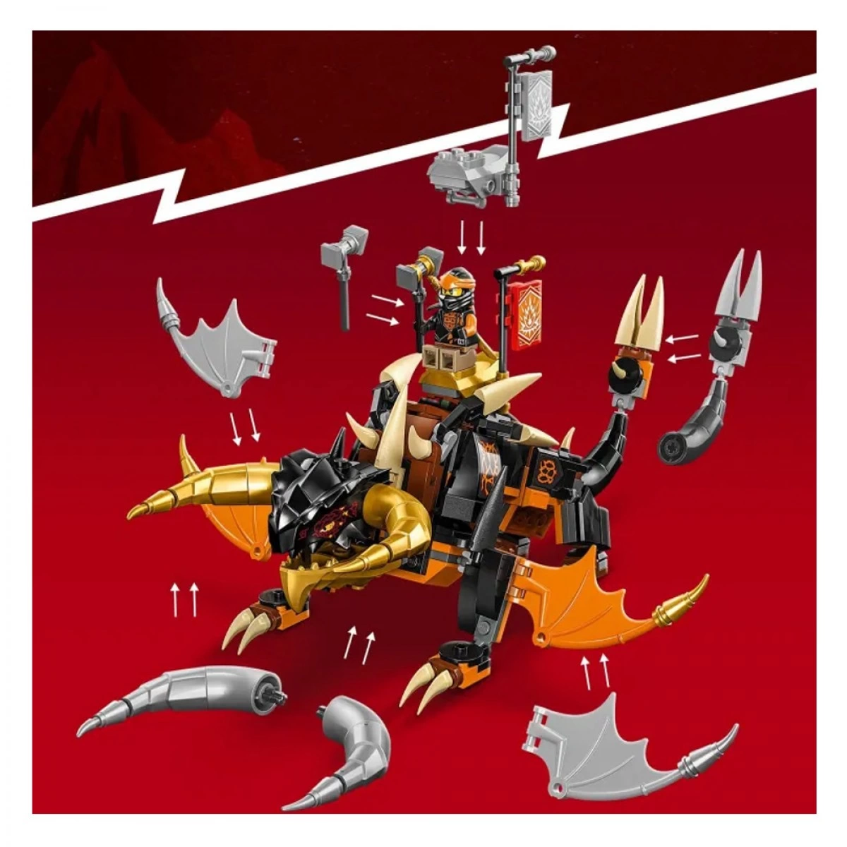 LEGO COLE'S EARTH DRAGON  EVO 71782