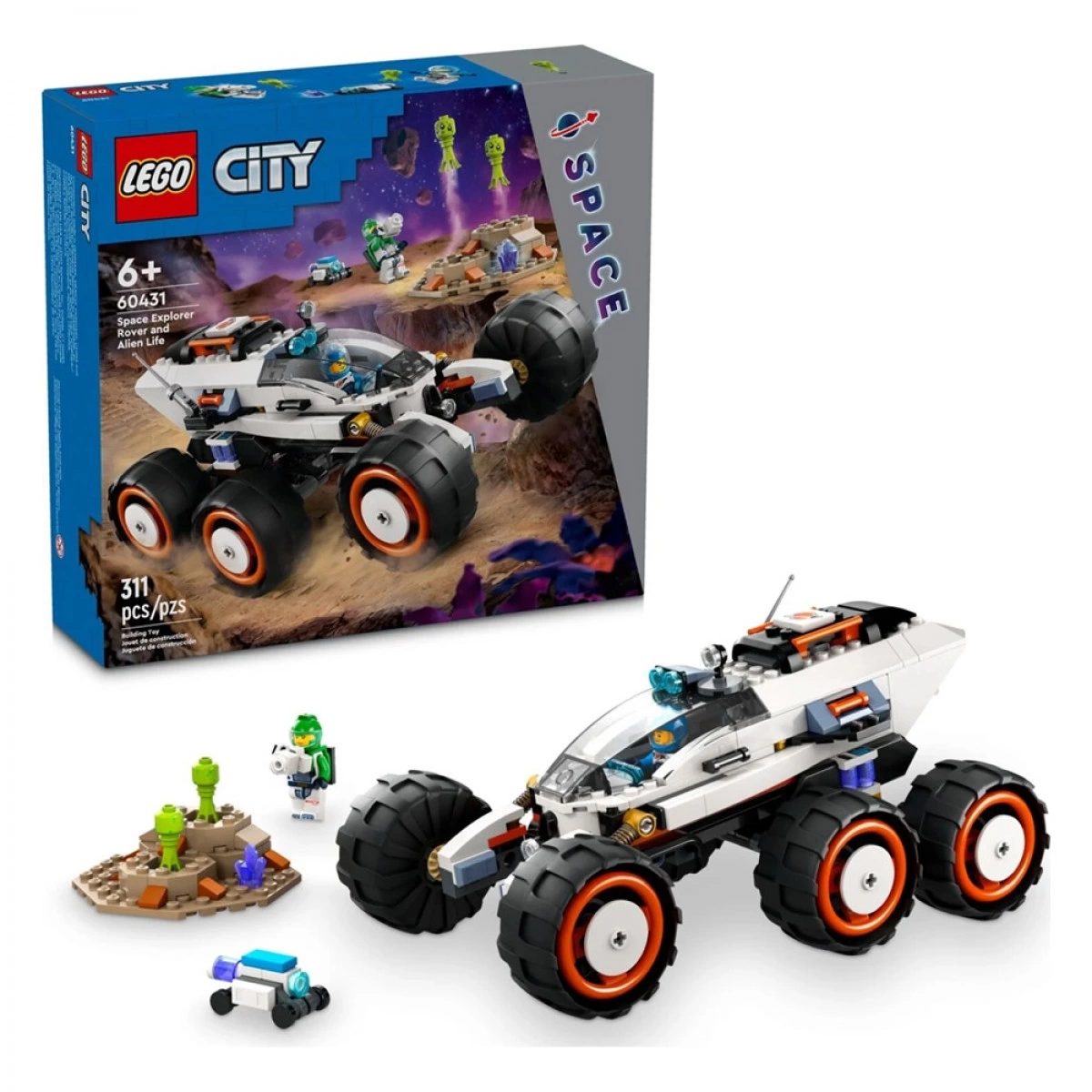 LEGO SPACE EXPLORER ROVER AND ALIEN LIFE 60431