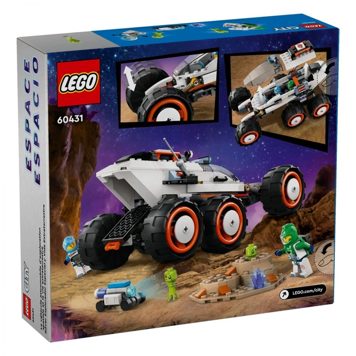 LEGO SPACE EXPLORER ROVER AND ALIEN LIFE 60431