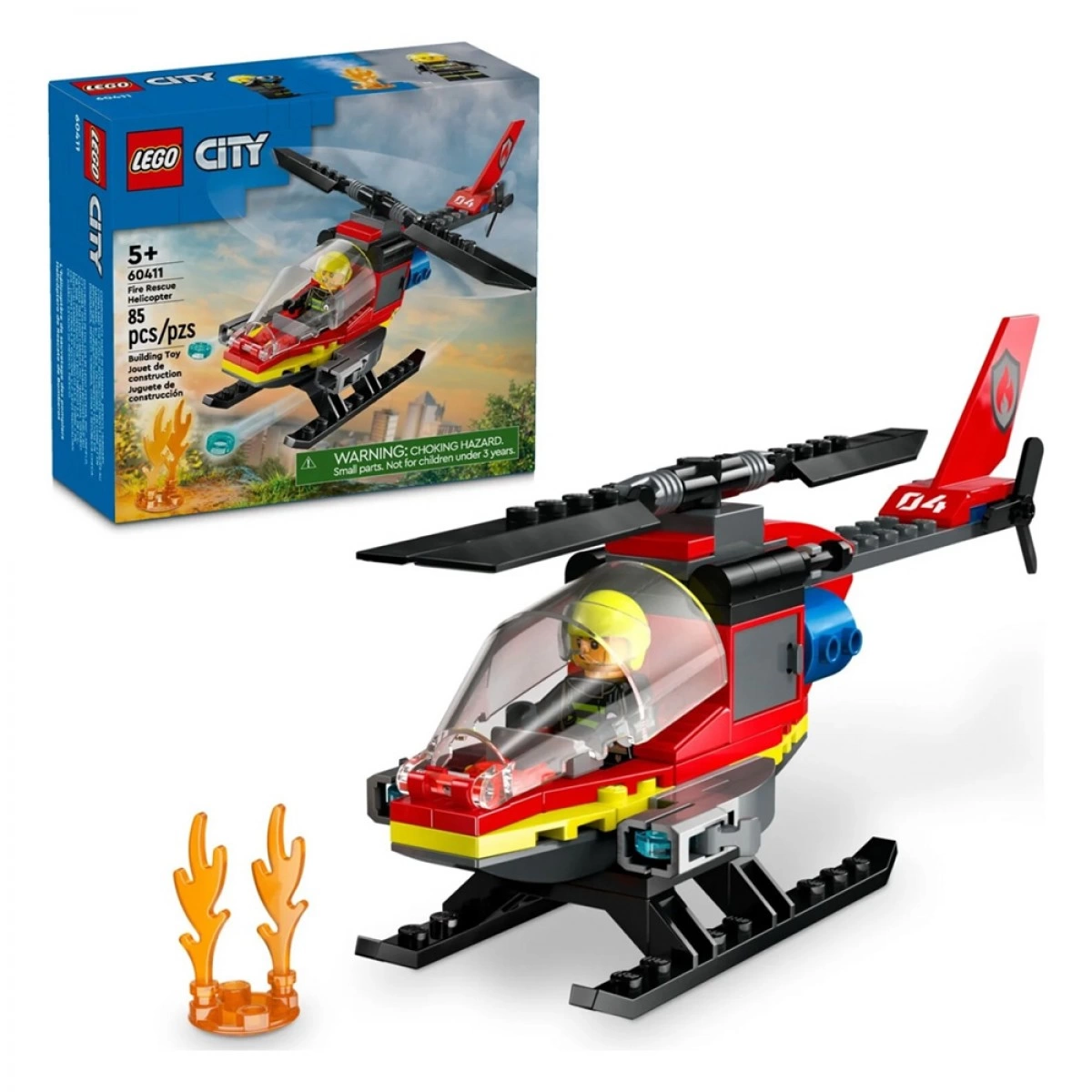 LEGO FIRE RESCUE HELICOPTER 60411