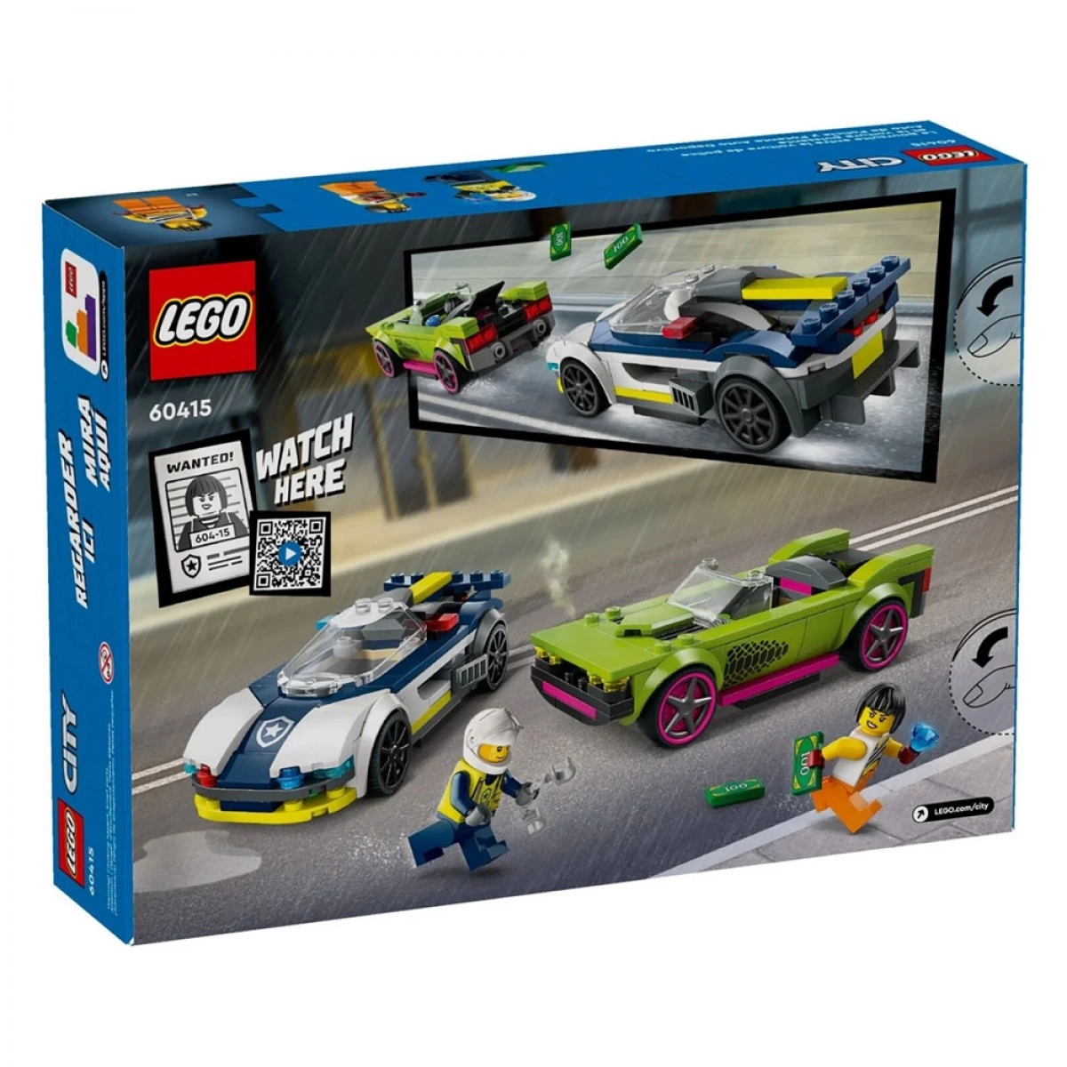 LEGO POLICE CAR AND MUSCLE CAR CHASE 60415