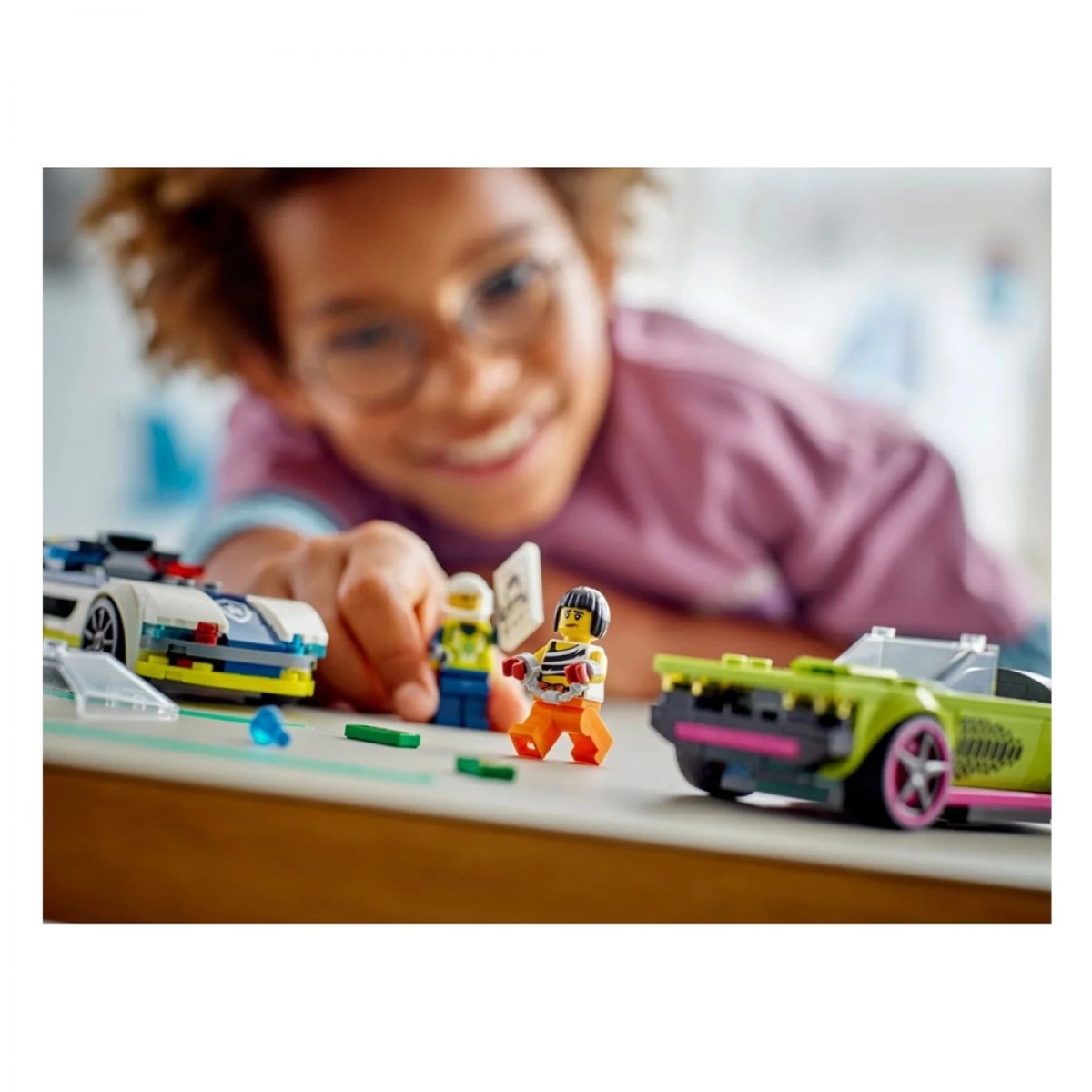LEGO POLICE CAR AND MUSCLE CAR CHASE 60415