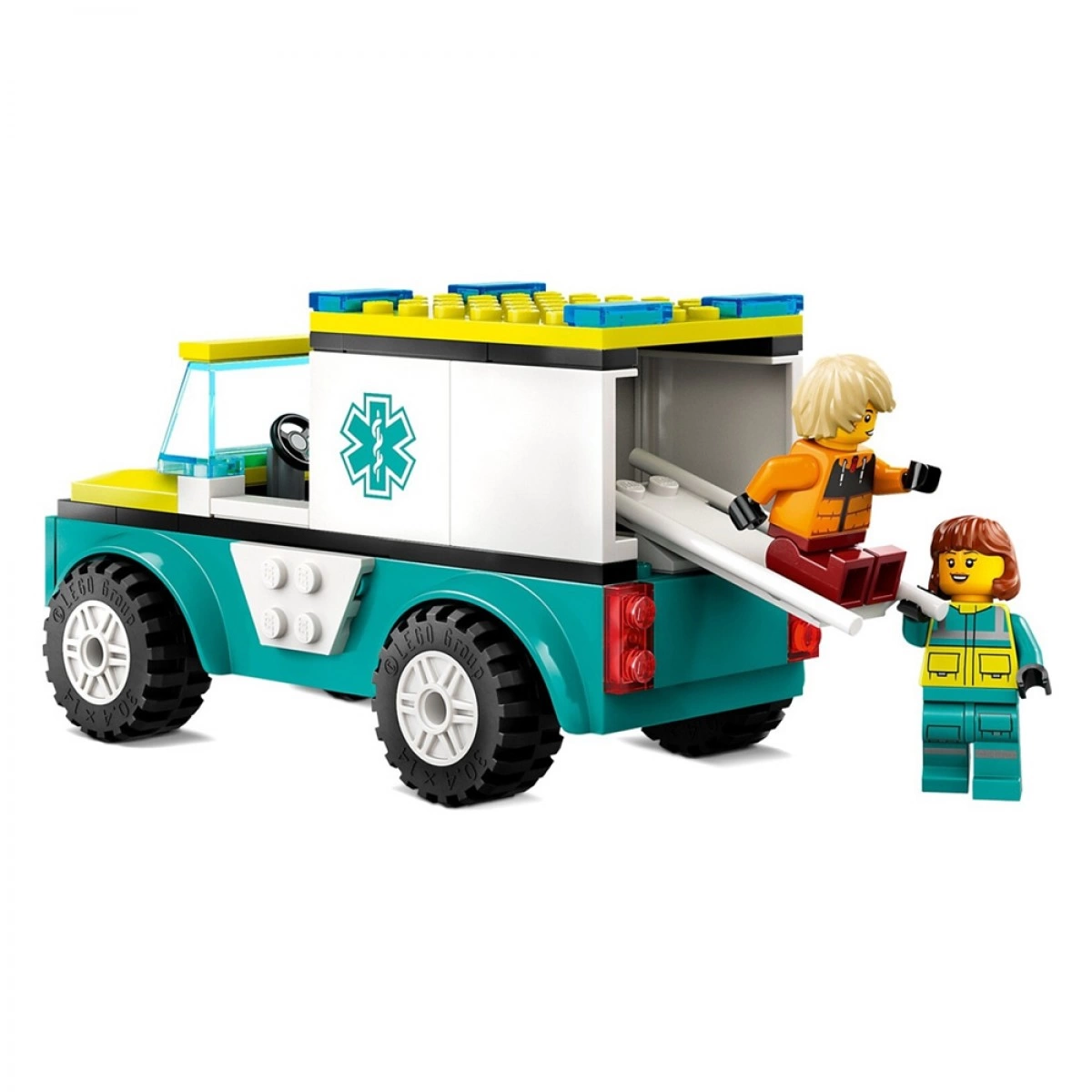 LEGO EMERGENCY AMBULANCE AND SNOWBOARDER 60403