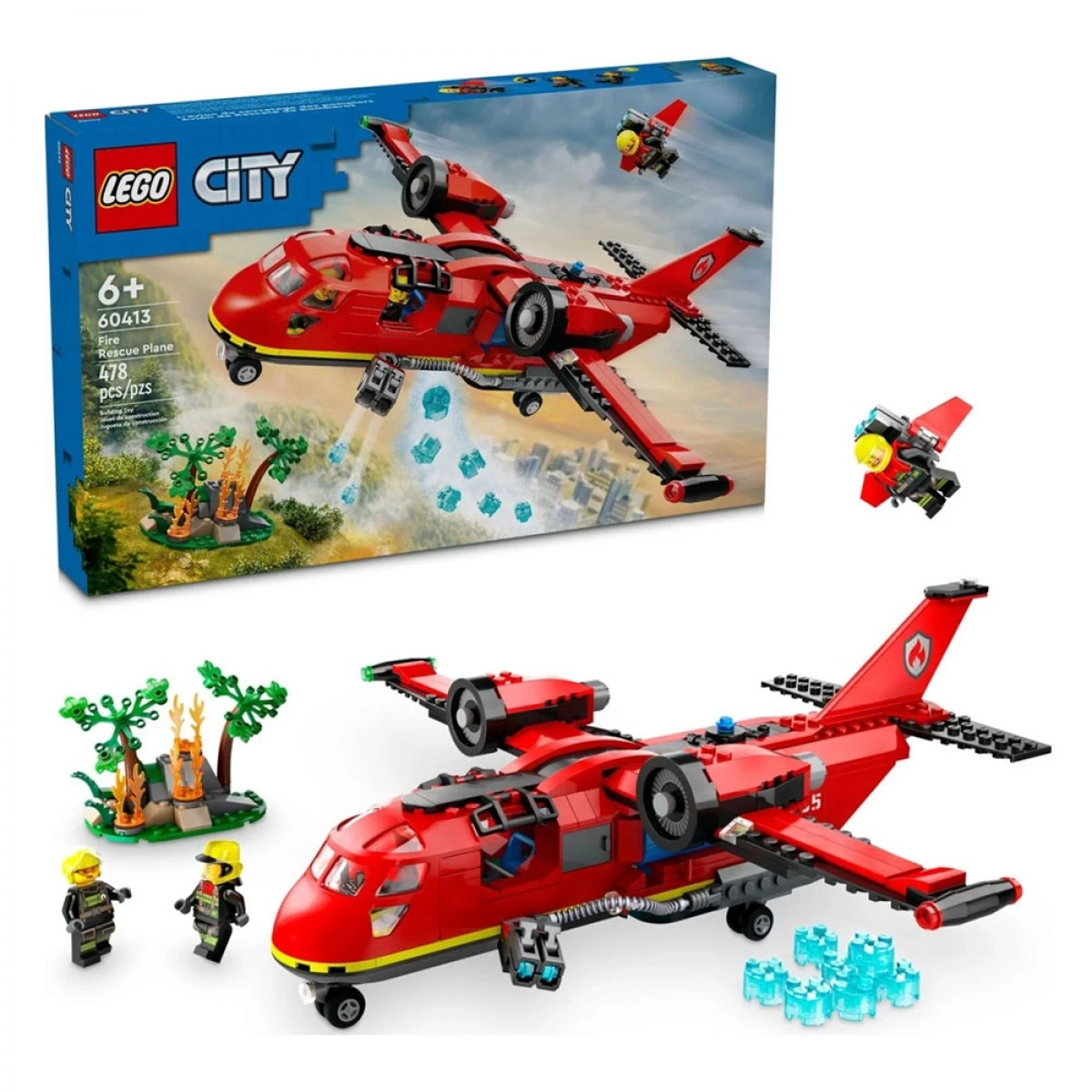 LEGO FIRE RESCUE PLANE 60413
