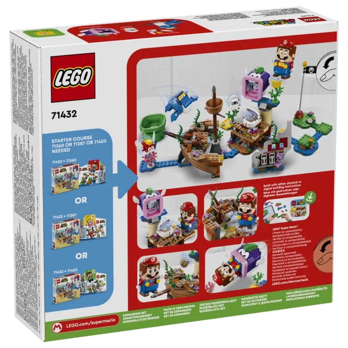 LEGO SUPER MARIO DORRIE'S SUNKEN SHIPWRECK ADVENTURE 71432