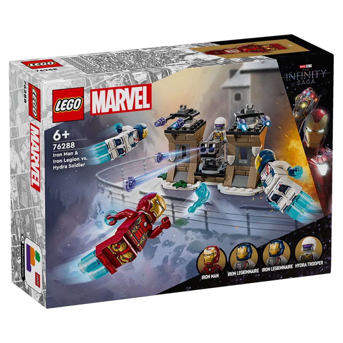 LEGO IRON MAN & IRON LEGION VS HYDRA SOLDIER 76288