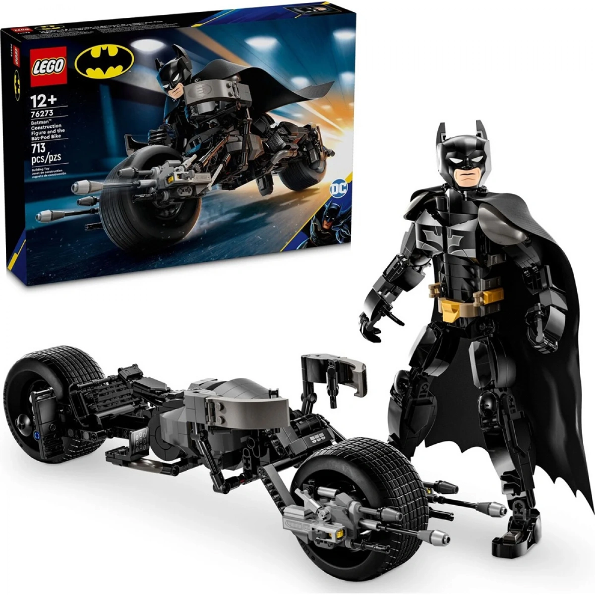 LEGO BATMAN CONSTRUCTION FIGURE AND THE BAT-POD BIKE 76273