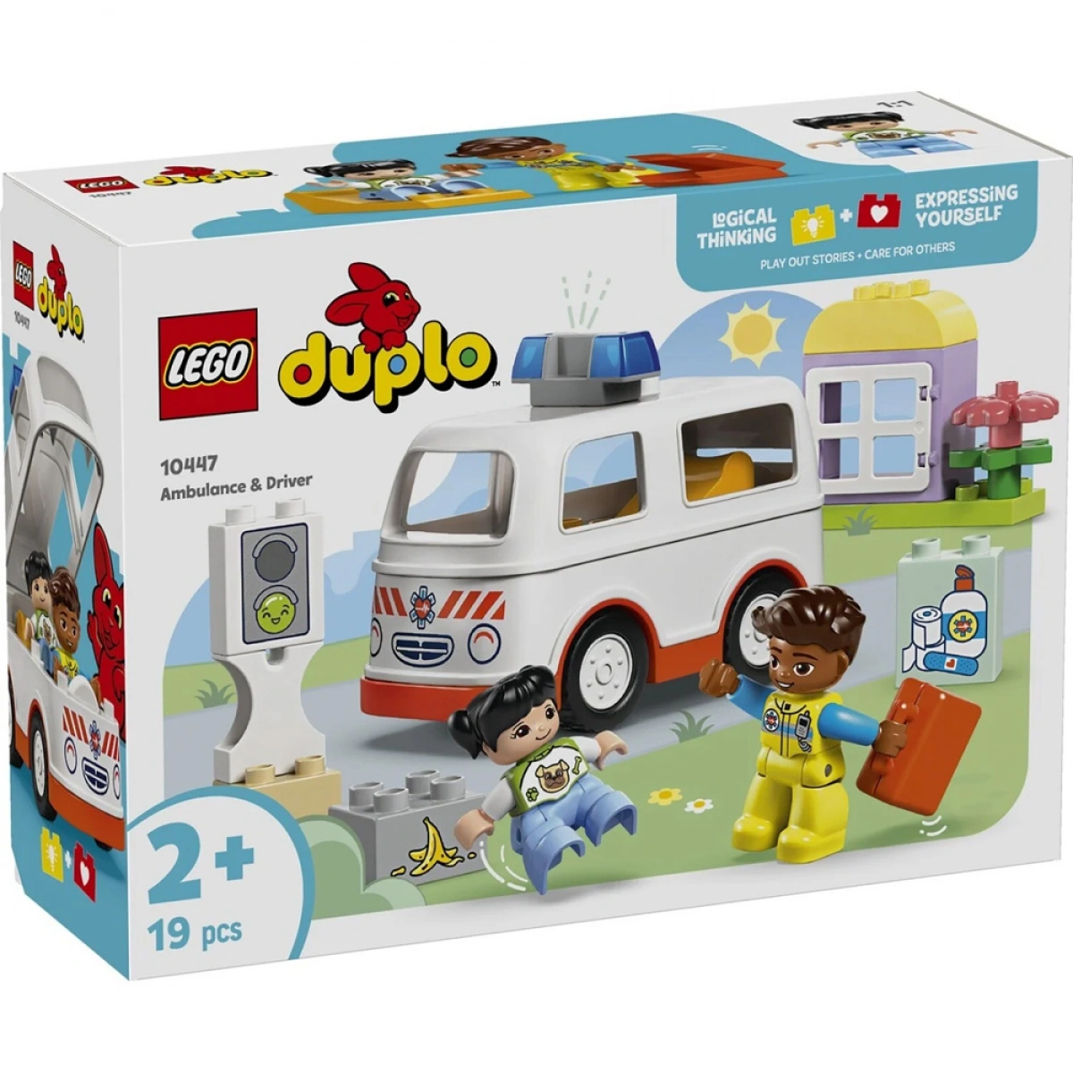 LEGO AMBULANCE & DRIVER 10447