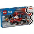 LEGO F1 PIT STOP & PIT CREW WITH FERRARI CAR 60443