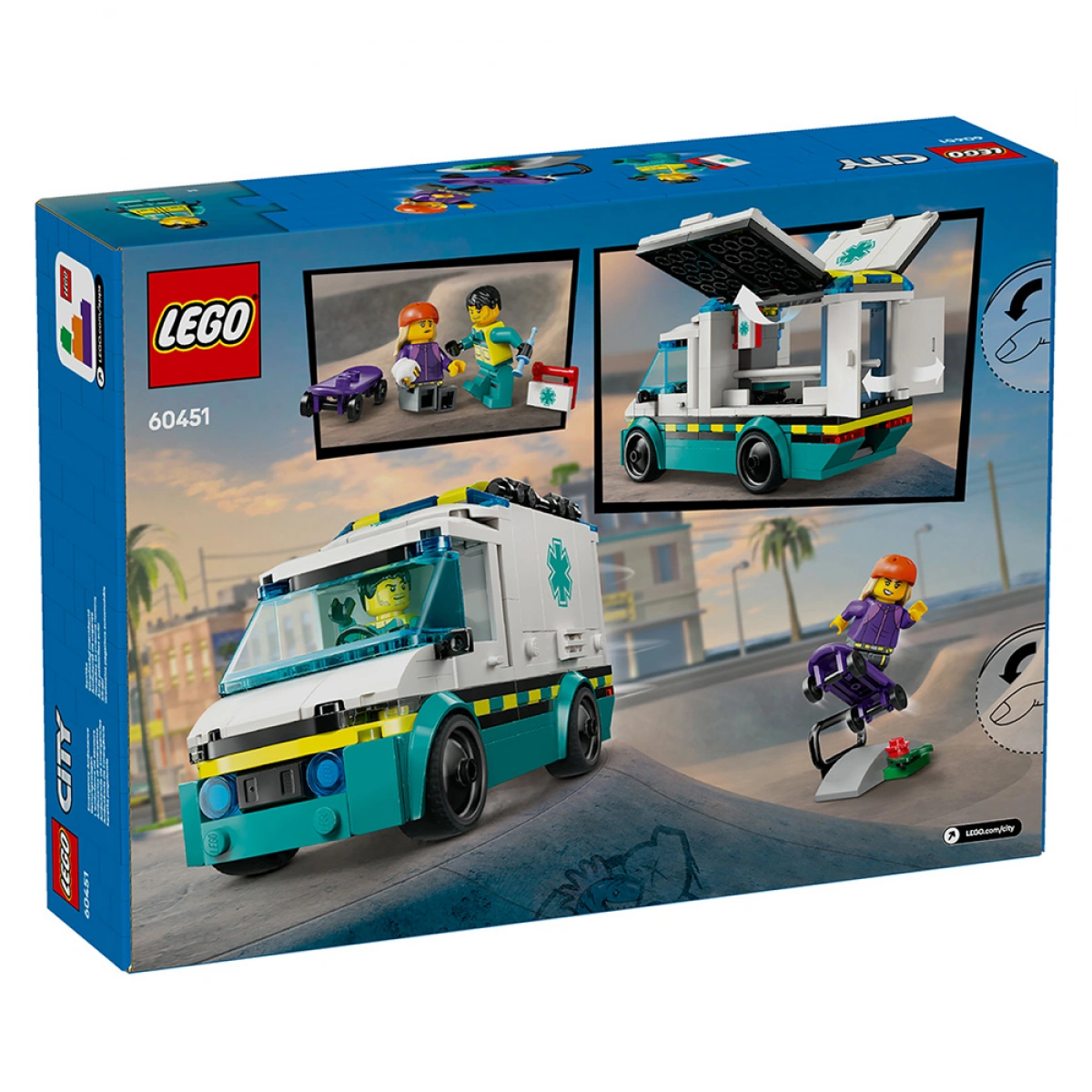 LEGO EMERGENCY AMBULANCE 60451