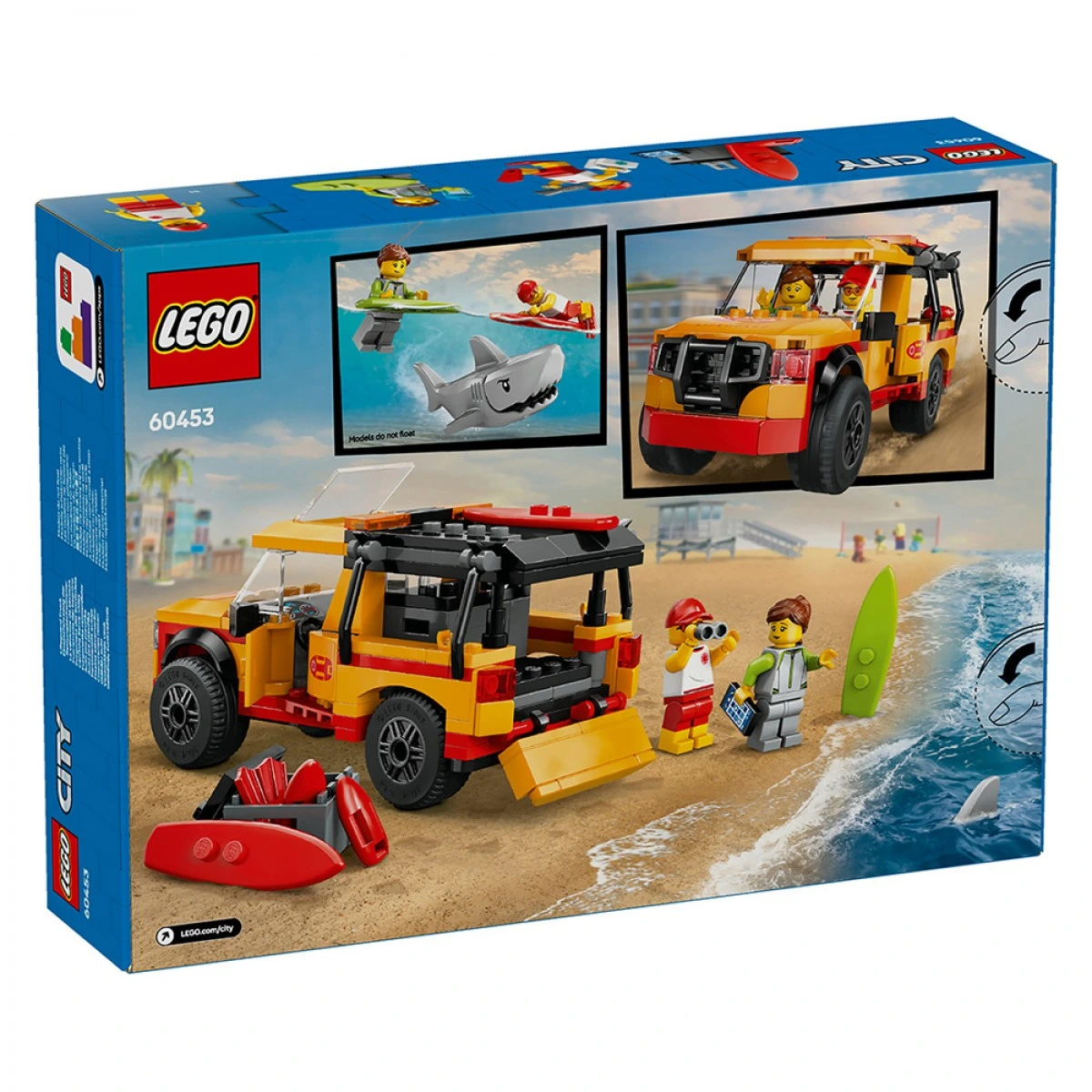 Lego-LEGO LIFEGUARD BEACH RESCUE TRUCK 60453(60453) | lampridis.gr
