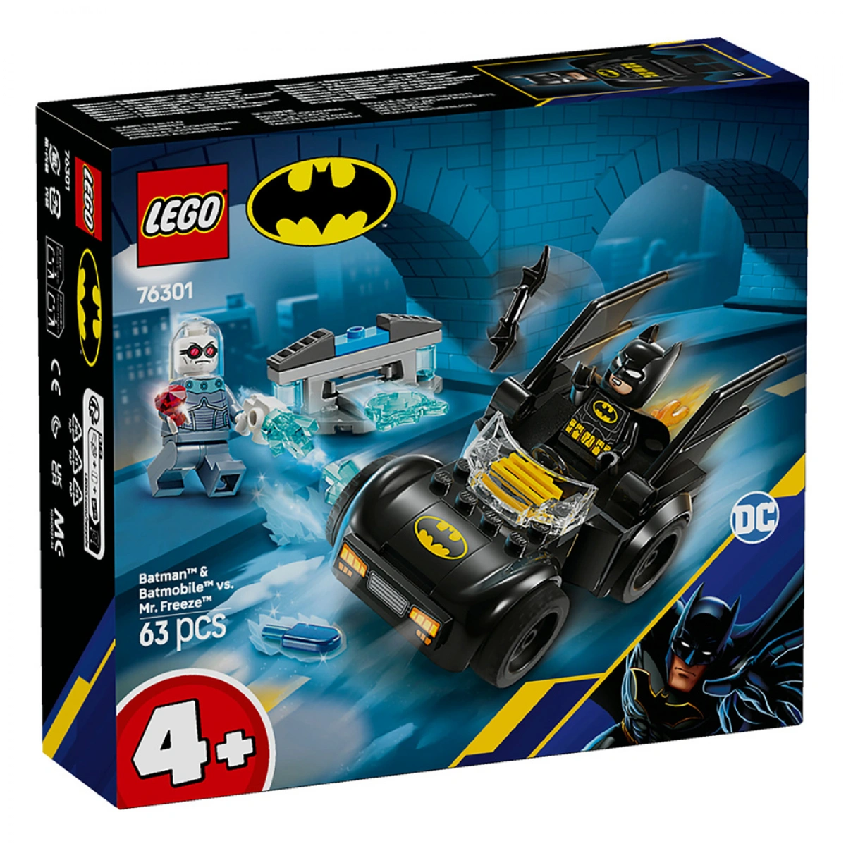 LEGO BATMAN & BATMOBILE VS MR FREEZE 76301