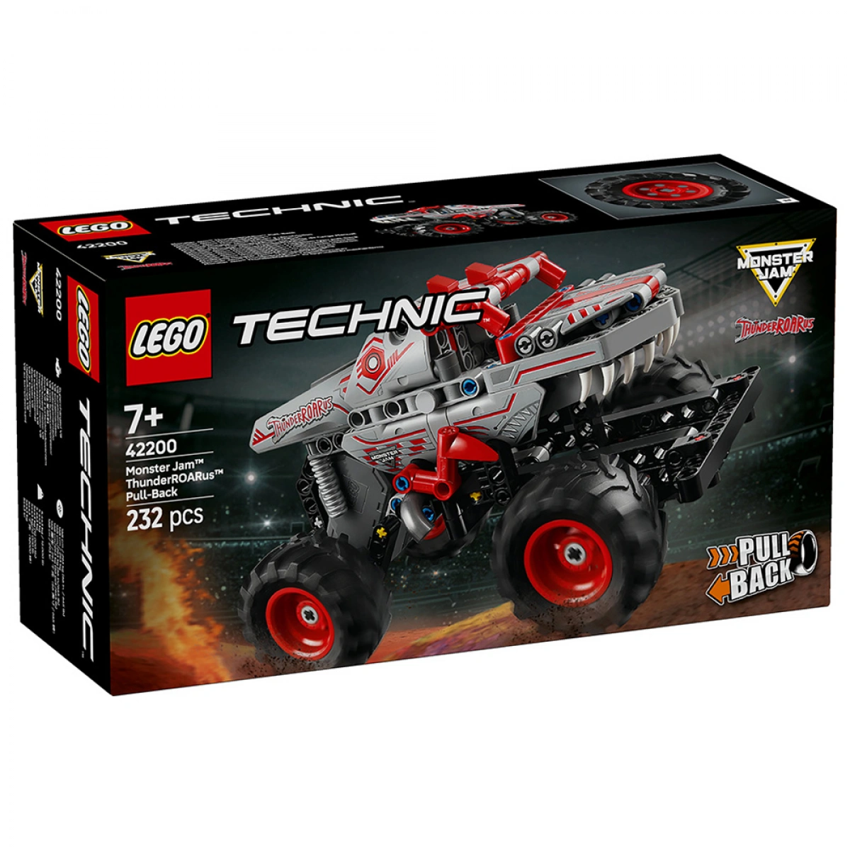 LEGO MONSTER JAM THUNDERROARUS PULL BACK 42200