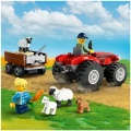 LEGO RED FARM TRACTOR WITH TRAILER & SHEEP 60461