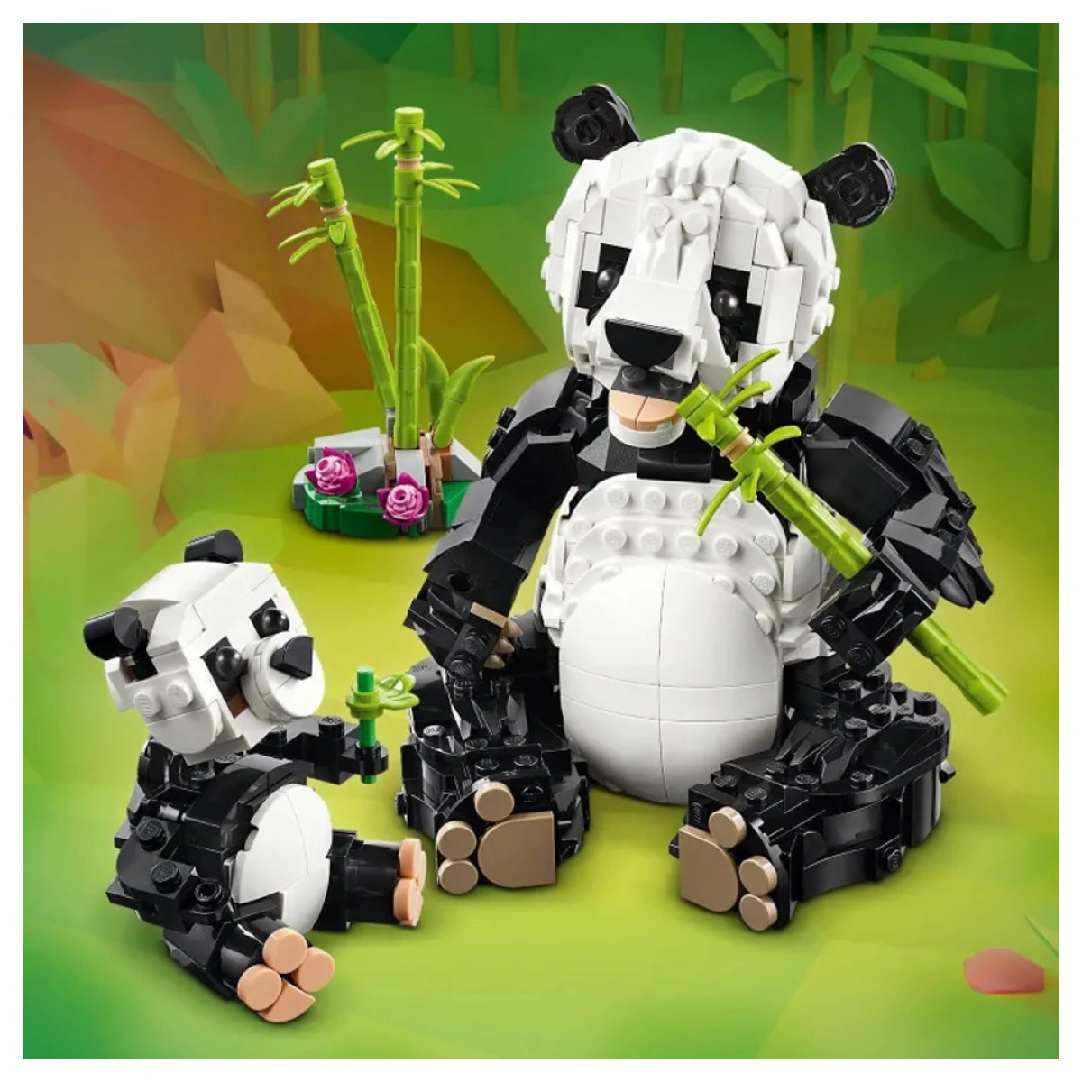 LEGO WILD ANIMALS: PANDA FAMILY 31165